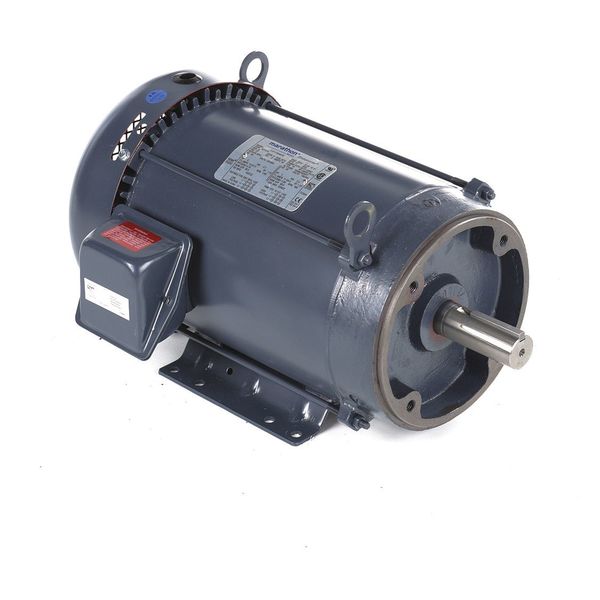 3-Phase General Purpose Motor, 5 HP, 215TC Frame, 230/460V AC Voltage, 1,180 Nameplate RPM