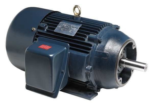 3-Phase General Purpose Motor, 60 HP, 364TS Frame, 230/460V AC Voltage, 3,568 Nameplate RPM