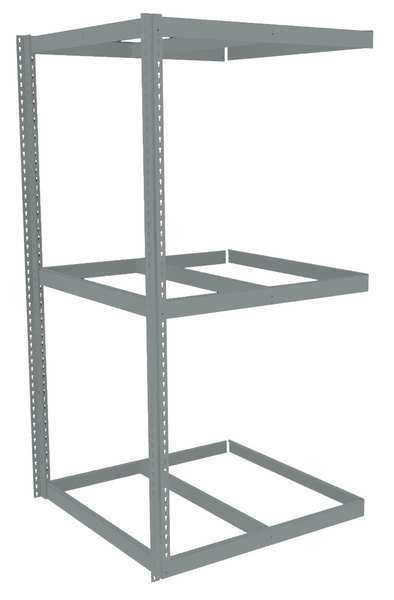 Boltless Shelving, Add-On, 48x42, 3 Shelf