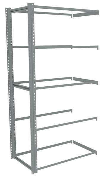 Boltless Shelving, Add-On, 48x24, 5 Shelf