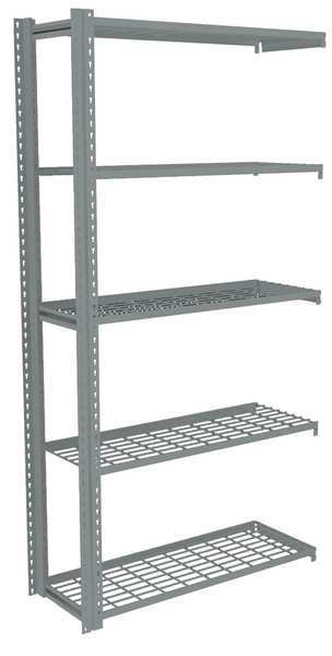 Boltless Shelving, Add-On, 36x18, Wire