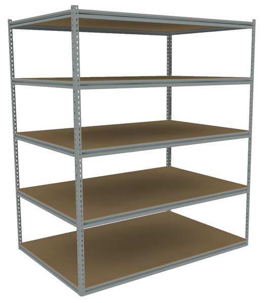 Boltless Shelving Unit, 48-5/8