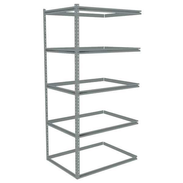 Boltless Shelving, Add-On, 42x24, 5 Shelf