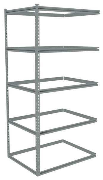 Boltless Shelving, Add-On, 48x30, 5 Shelf