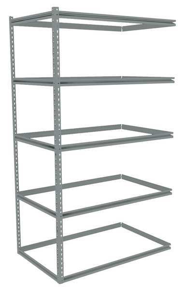 Boltless Shelving, Add-On, 48x36, 5 Shelf