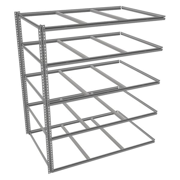 Boltless Shelving, Add-On, 72x48, 5 Shelf