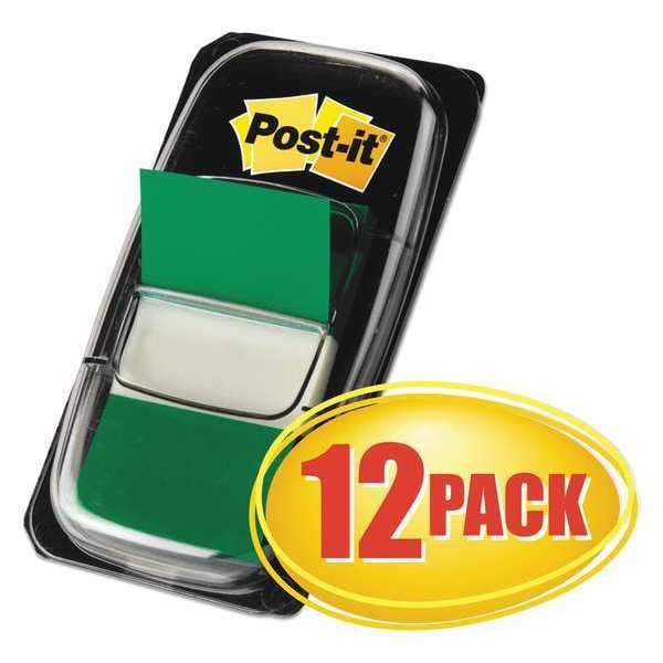 Flag, 50Fl/Dsp, 12Dsp/Bx, Green, PK6