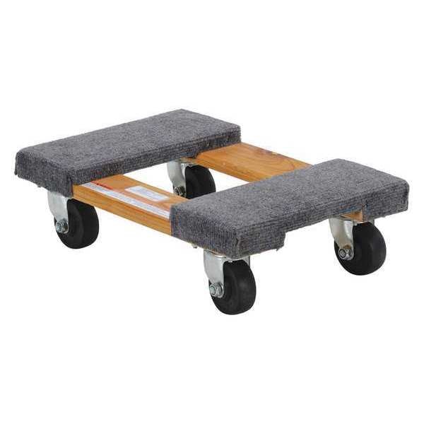 Carpet End Hardwood Dolly, 0.9K lb., 12x18