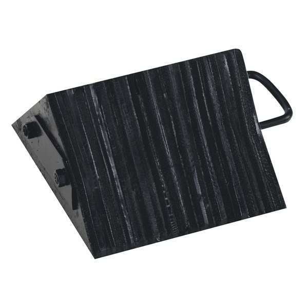 Laminated, Rubber Wheel Chock, 10x10x5.5