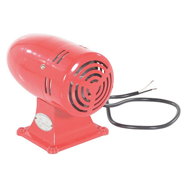Warning Siren, Steel, Red