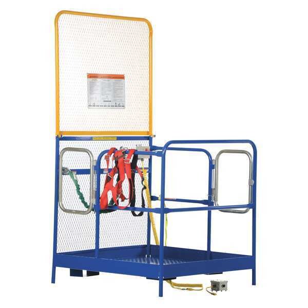 Steel Work Platform, Double Doors, 1000 lb