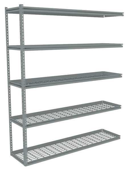 Boltless Shelving, Add-On, 72x18, Wire
