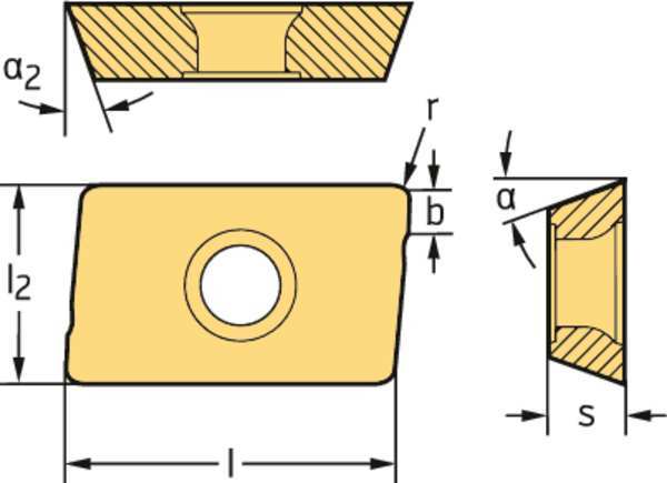 Parallelogram ADGT Carbide