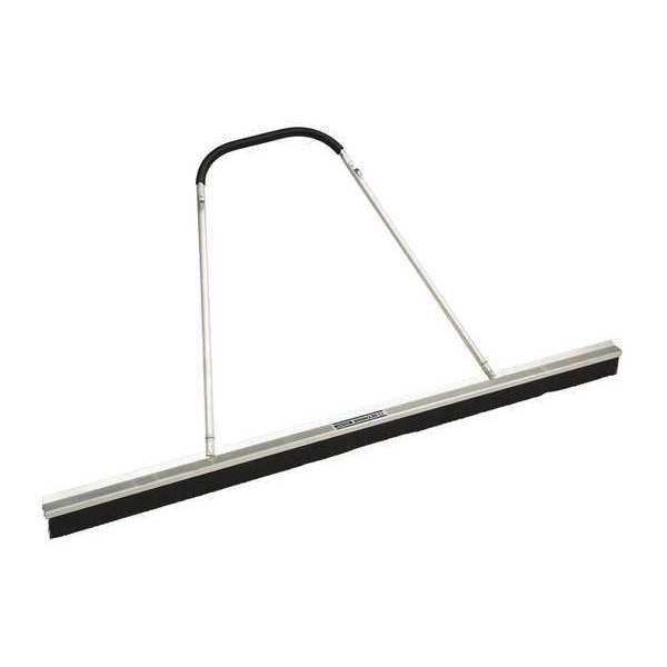 84 in Sweep Face Field Drag Broom, Stiff, Synthetic, Black, 46 in L Handle