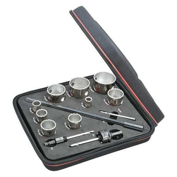 Diamond Grit Hole Saw Kit 13 Pcs.