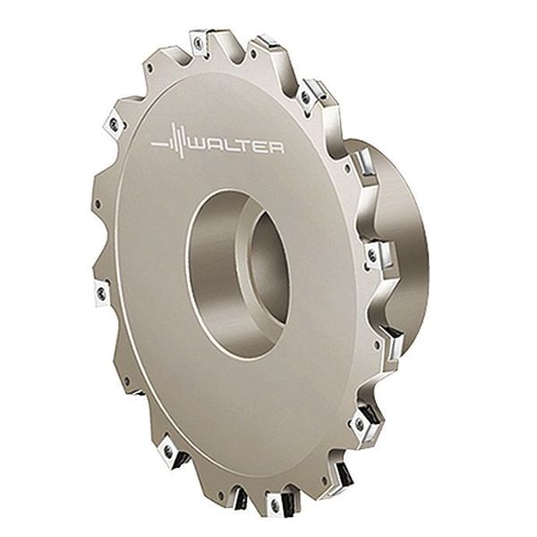 Indexable Slitting Cutter, 160.00mm Cutter Dia, 7 Inserts, 40.00mm Cut Depth, F4153 Series