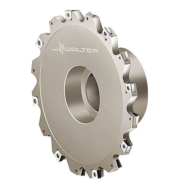 Indexable Slitting Cutter, 100.00mm Cutter Dia, 5 Inserts, 25.00mm Cut Depth, F4153 Series