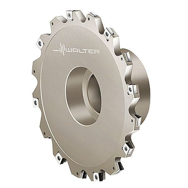 Indexable Slitting Cutter, 125.00mm Cutter Dia, 6 Inserts, 30.00mm Cut Depth, F4153 Series
