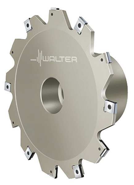Indexable Slitting Cutter, 125.00mm Cutter Dia, 6 Inserts, 30.00mm Cut Depth, F4053 Series