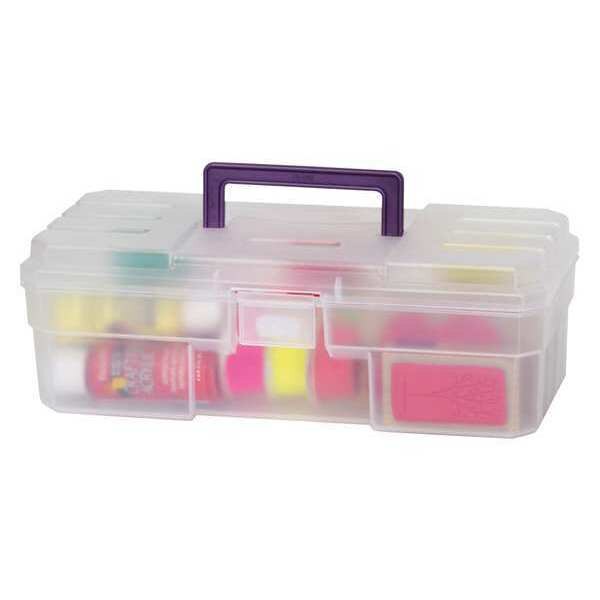 Craft Supply Box, 6 x 12 x 4, Clear