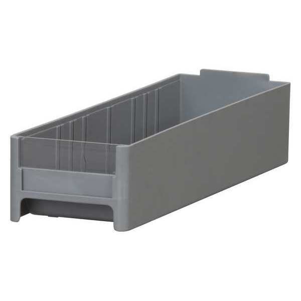 Storage Drawer, Gray, Industrial Grade Polymer, 5 lb Load Capacity