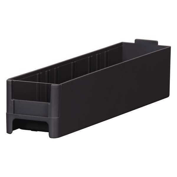 Storage Drawer, Black, Industrial Grade Polymer, 3 lb Load Capacity
