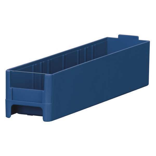 Storage Drawer, Blue, Industrial Grade Polymer, 3 lb Load Capacity