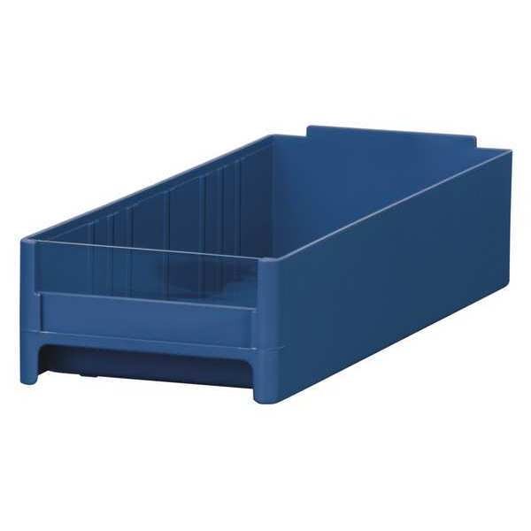 Storage Drawer, Blue, Industrial Grade Polymer, 6 lb Load Capacity