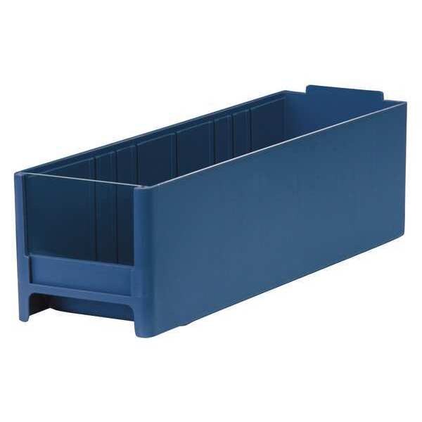 Storage Drawer, Blue, Industrial Grade Polymer, 6 lb Load Capacity