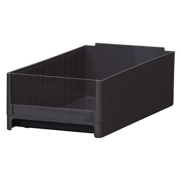 Storage Drawer, Black, Industrial Grade Polymer, 10 lb Load Capacity