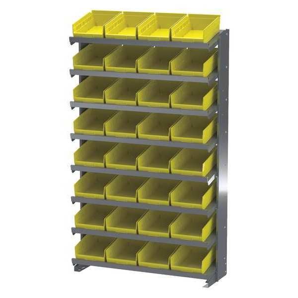 Steel Sided Pick Rack, Yellow
