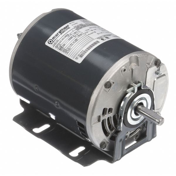 Split-Phase Belt Drive Motor, 1/3 HP, 48 Frame, 115V AC Voltage, 1,725 Nameplate RPM