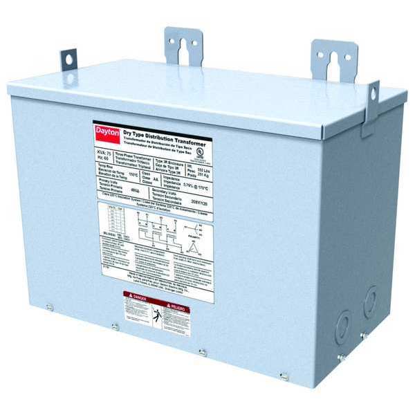 General Purpose Transformer, 480VAC, 9kVA