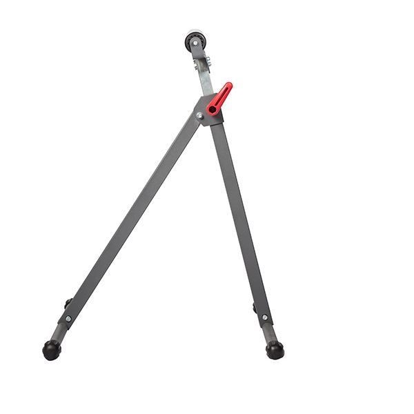 Portable Material Support Stand, Horizontal Roller, 11-1/2 in W, 28 in to 44 in H, Steel