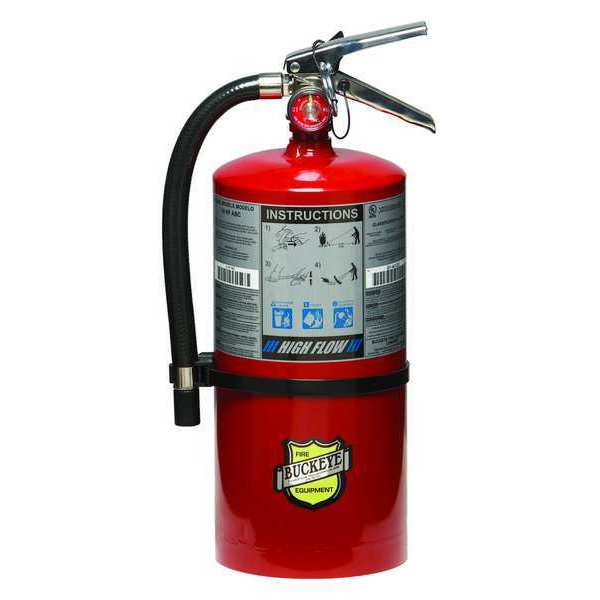 Fire Extinguisher, 1A:20B:C, Dry Chemical, 10 lb