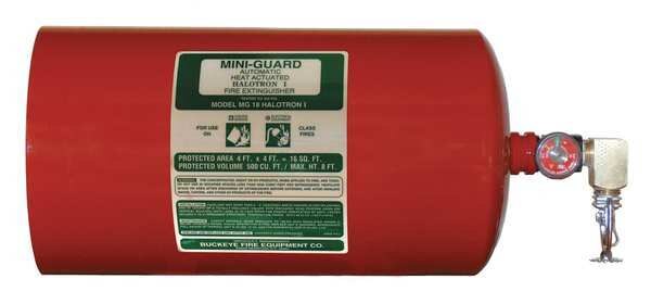 Automatic Spot Protection, 10B:C, Halotron, 18 lb