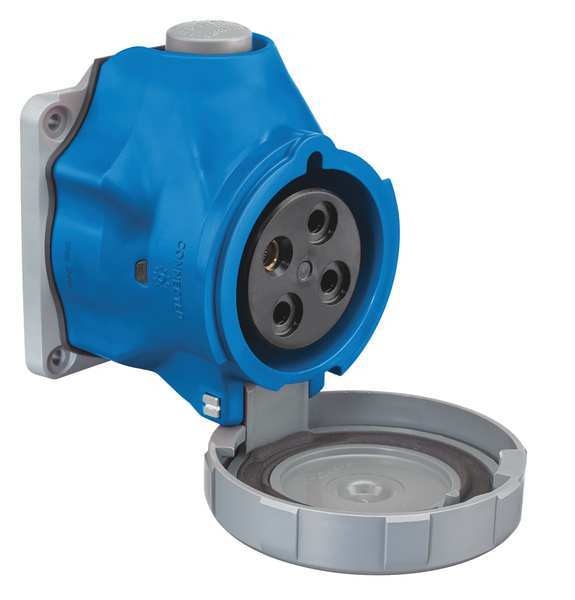 Pin and Sleeve Receptacle, 30A, 250VAC