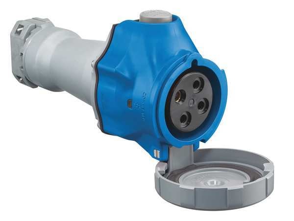 Pin and Sleeve Connector, 3 Poles, 4 Wires