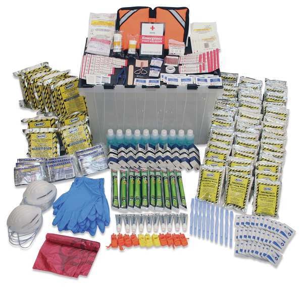 Group Emergency Survival Kit, Plastic Case 10 Person