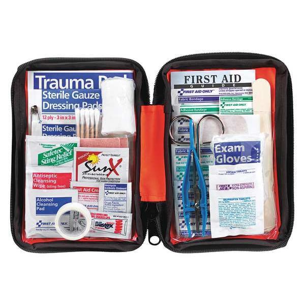 Emergency Site Safety Bag, Kit, Fabric Case, 50 Person