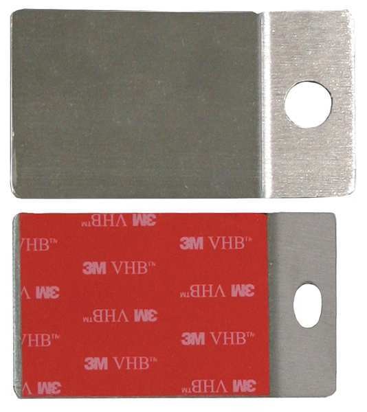 Adhesive Plates, Silver, 250 lb.