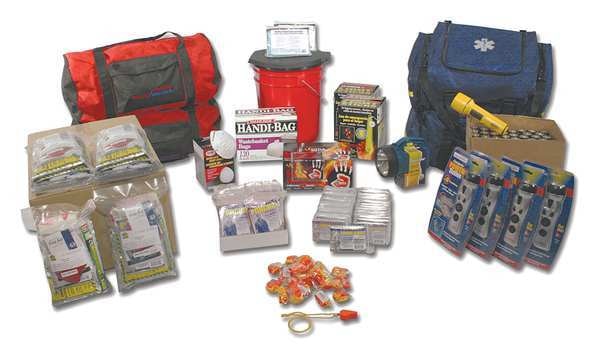 Emergency Supply Assortment Kit Cardboard Box Case 50 Person