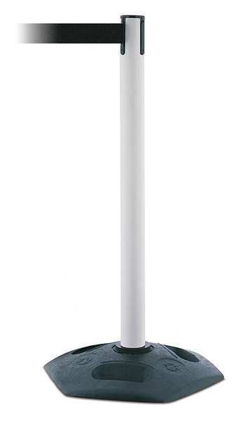 Barrier Post with Belt, Black