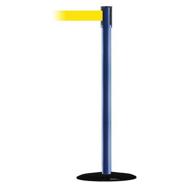 Slimline Post, Yellow, Blue Post Finish