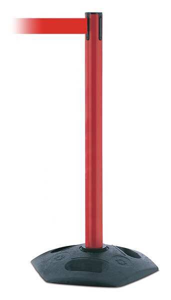Barrier Post with Belt, Red