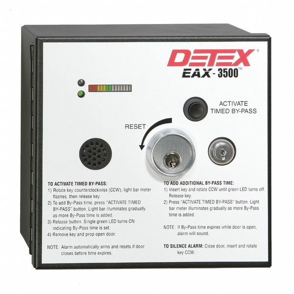 Exit Door Alarm, 12/24VDC, Mortise, 100dB