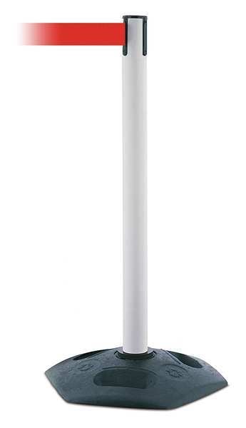 Barrier Post with Belt, Red