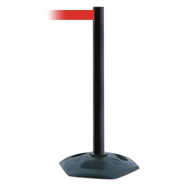 Barrier Post with Belt, Red