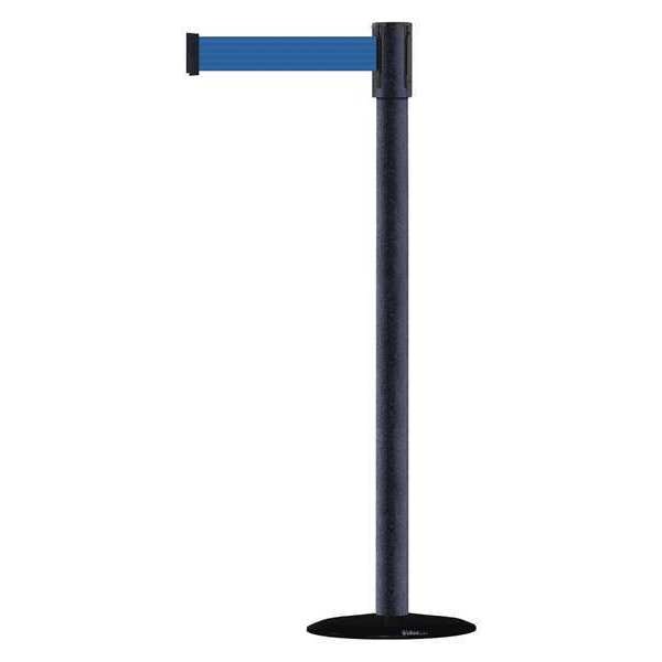 Slimline Post, Blue, Black Wrinkle