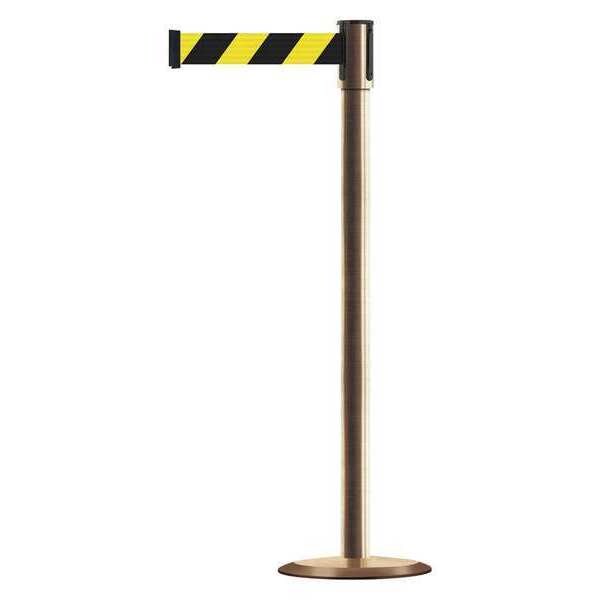 Slimline Post, Satin Brass, Standard